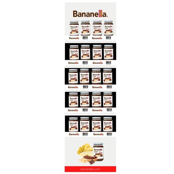 Display Bananella 375 gr x 60 st