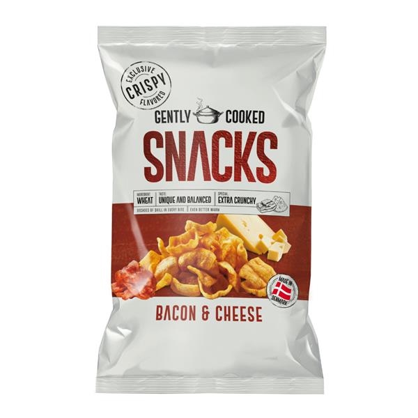 Crispy Snacks Bacon Cheese 125 gr x 12 pc