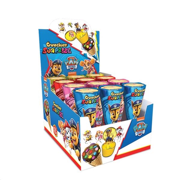 Paw Patrol surprise crunchy cones 29 gr x 12 pc