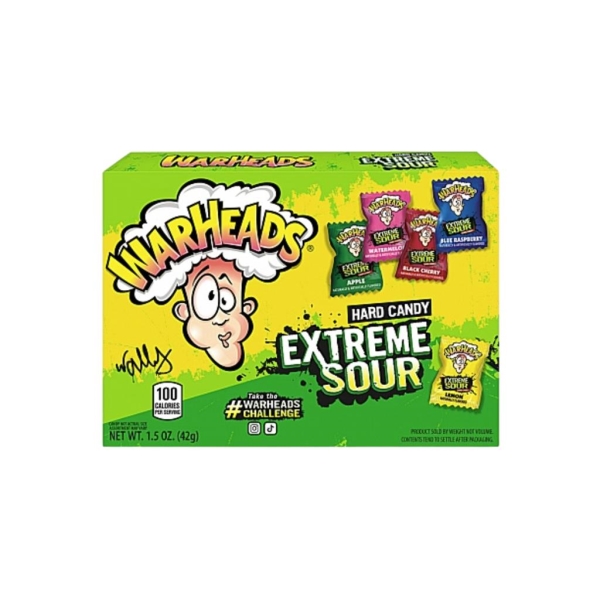 Warheads Hard Candy Extreme Sour 42 gr x 10 pc