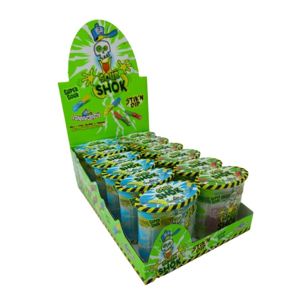 Sour Shok Stick Dipper 60 gr x 12 pc