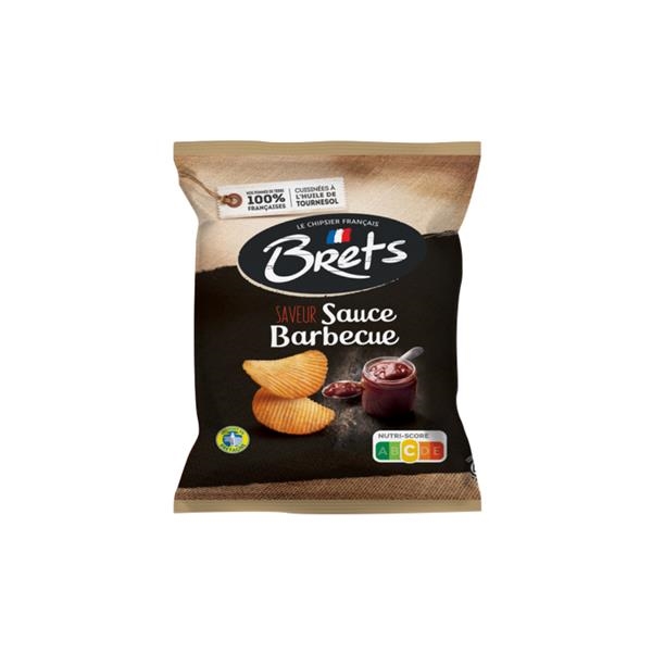 Bret's chips met barbecuesaussmaak 25 gr x 32 st
