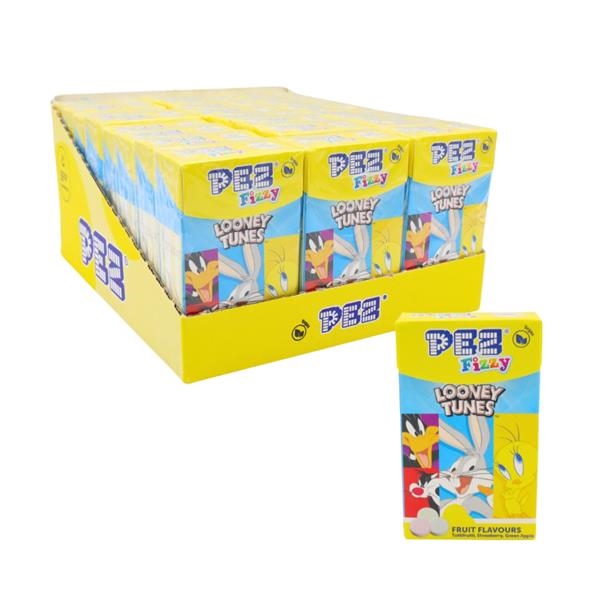 Pez Fizzy Loney Tunes 30 gr x 24 st