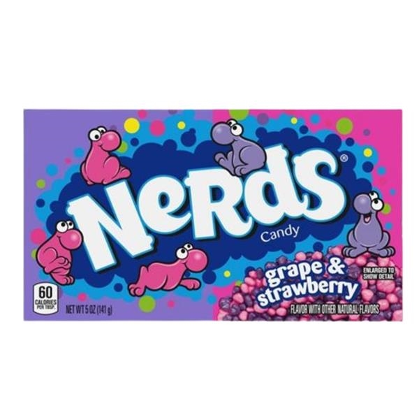 Wonka Nerds strawberry and grape (mauve/rose) 141 gr x 12 pc