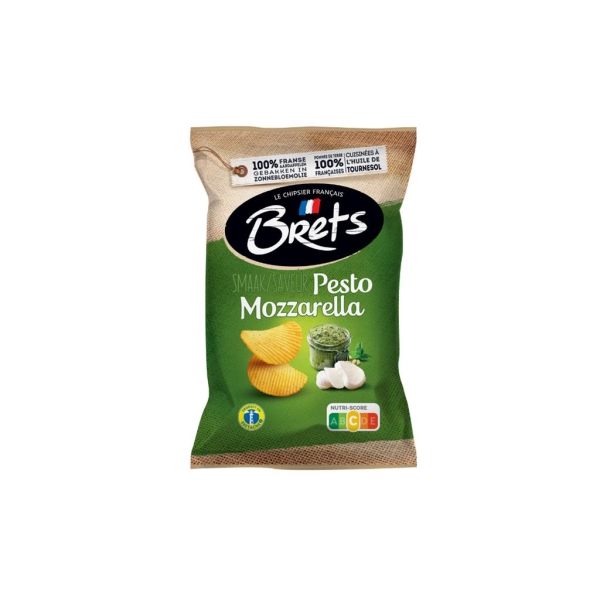 Brets Pesto Mozzarella 40 gr x 18 pc