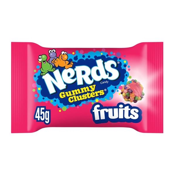 Nerds box Gummy Clusters Fruits 45 gr x 20 pc