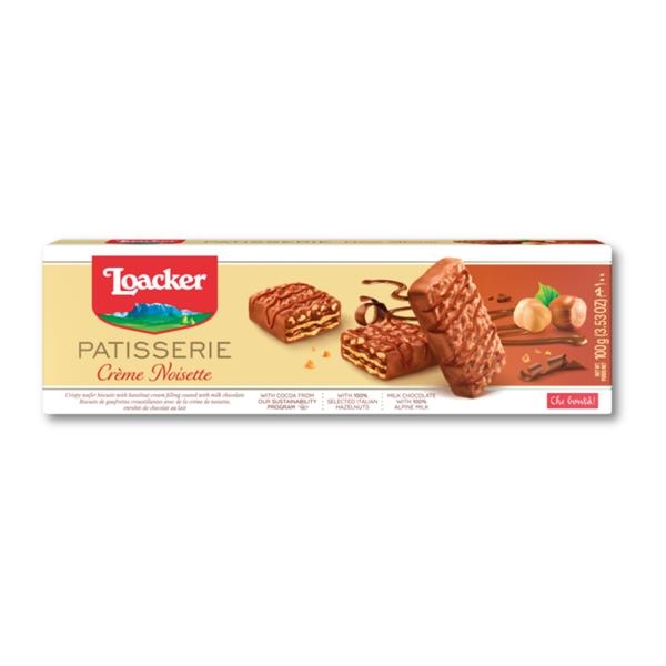 Loacker Patisserie Hazelnut cream 100 gr x 12 pcs