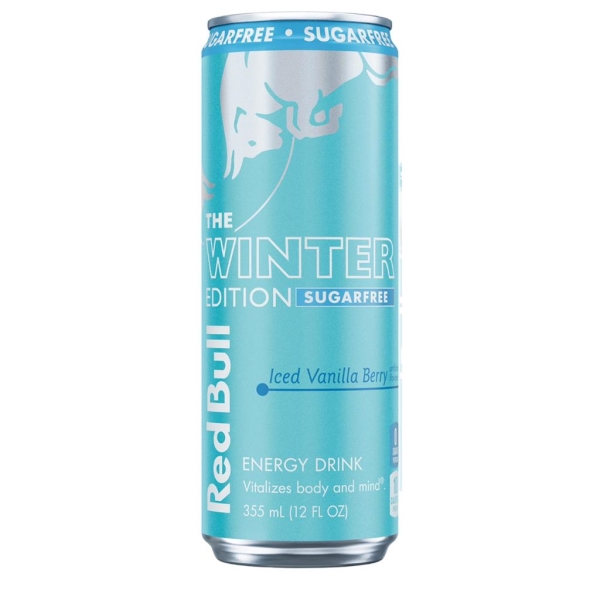 Red Bull Winter Edition - Iced vanilla Berry Sugar Free 250 ml x 24 pc