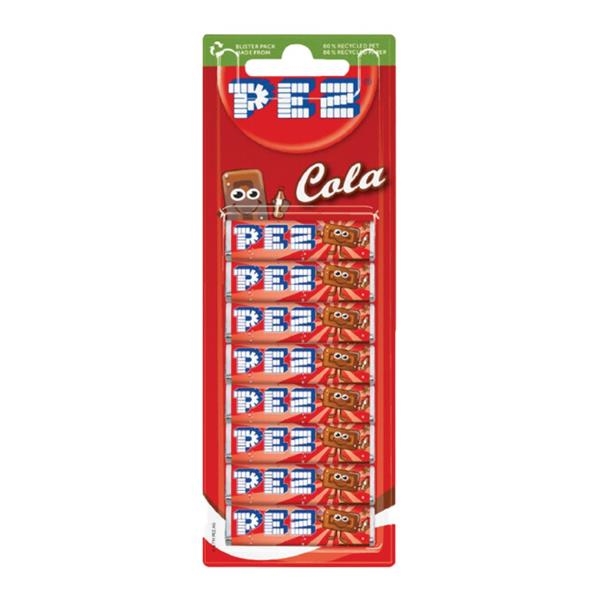 Pez refill cola 8-pack x 18 pc