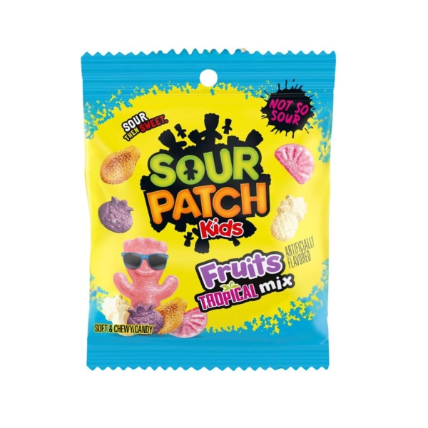 Sour Patch Kids Fruits tropical Mix 87 gr x 12 pc