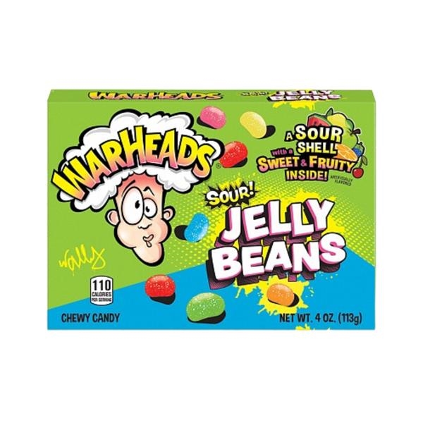 Warheads Sour Jelly Beans 113 gr x 12 st