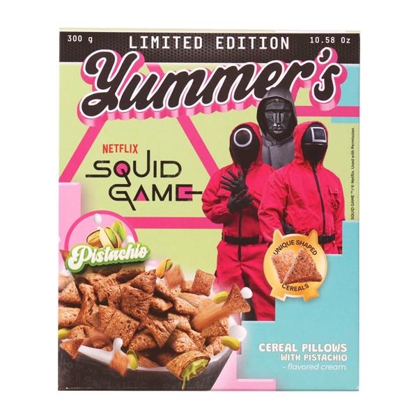Squid Game Yummers pistachio cereal 300 gr x 12 pc