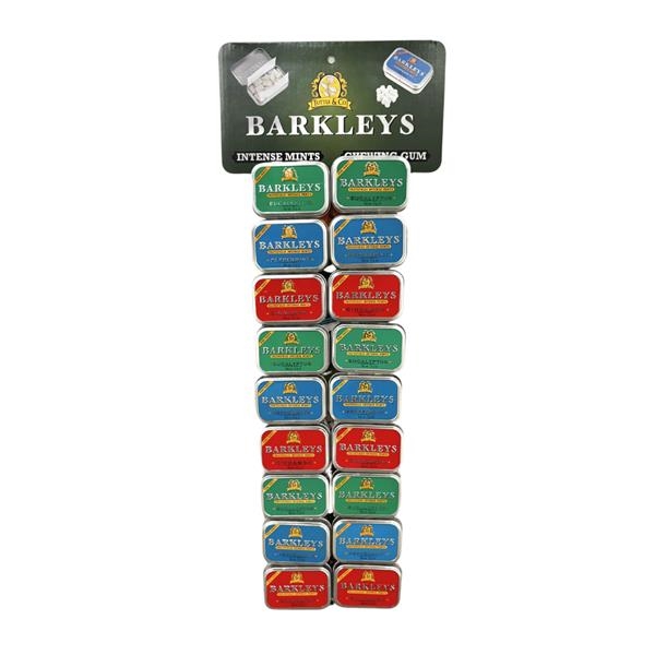 Barkleys Mini magnetic clipstrip package