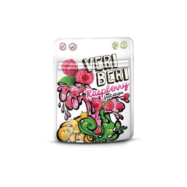 Veri Beri Raspberry fruit strips 50 gr x 28 st