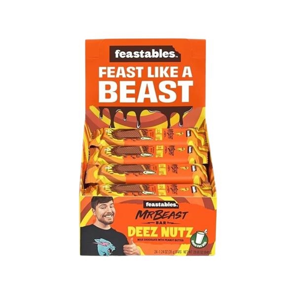 Mr Beast Feastables deez nuts 35 gr x 24 st