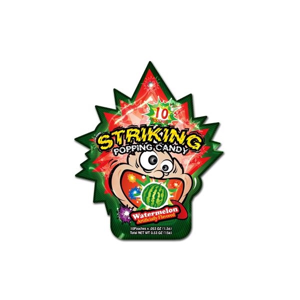 Striking Popping Candy Watermelon 15 gr x 12 pc