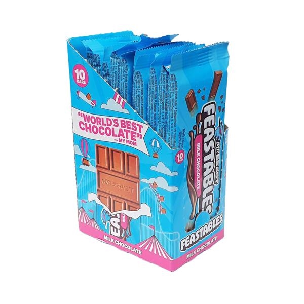 Mr Beast Feastables Milk Chocolate 60 gr x 10 pc